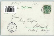 67500 Haguenau Hagenau 1903 Lithographie Bibliothek Alter Brunnen St. Georgs-Kirche Landweg mit alter Hauptwache Wasserturm Hotel National