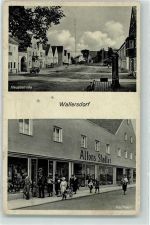 94522 W8357 Wallersdorf , Niederbay Gebrauchsspuren Hauptstraße Kaufhaus Stadler