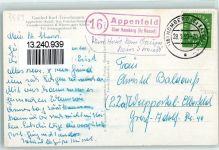 34593 W3589 Appenfeld - Gasthaus Pension Karl Trieschmann Landpost