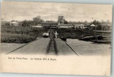 Porto-Novo - la Factorie Witt u. Büsch Bahnlinie