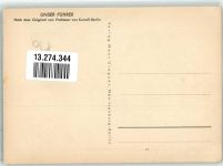 sign. Prof. von Kursell Portrait des Führers Verlag Hans Glogner Hitler Künstlerkarte