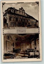 91792 W8836 Ellingen , Bay Gebrauchsspuren Hotel Römischer Kaiser