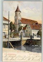 79418 W7846 Schliengen 1905 - An der Kirche