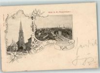 50667 W5000 Köln Kalk 802 1898 - Blick in die Hauptstraße