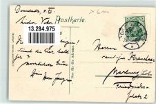 W6100 Darmstadt Künstlerkolonie Kunstgeschichte Darmstadt 1910 Gebrauchsspuren