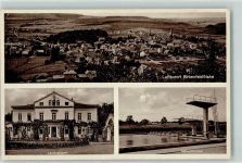 55765 W6588 Birkenfeld , Nahe - Landratsamt Schwimmbad Sprungturm