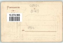 79650 W7860 Schweigmatt Prägedruck Hirsch Wald Passepartout Lithographie