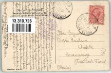 Shkodra Skutari 1918 Gebrauchsspuren Tracht Mann mit Kind Feldpost WK I Posta Milttaire