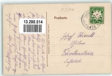 95478 W8584 Kemnath 1908 - Marktplatz Forstamt Schule