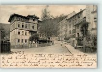 07407 O6820 Rudolstadt 1907 Foto AK Schloßaufgang