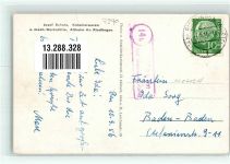 88499 W7940 Altheim b Riedlingen, Württ Foto AK Posthilfstellestempel Kirche