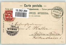 Bremgarten AG Seealpsee mit Rosszahn Verlag Gebr. Metz 9236 Ort lt. Stempel Berggesicht 1899 Mondschein