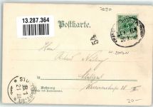 77855 W7590 Achern , Baden 1899 Lithographie / Künstlerkarte Öhlmühle sign. C. Münch Bahnpost ug 68