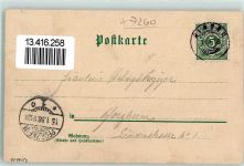 75365 W7260 Hirsau 1898 Lithographie Trachten