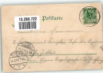 84333 W8336 Seidenberg 1899 Gebrauchsspuren Kath. Kirche Marktplatz Kriegerdenkmal