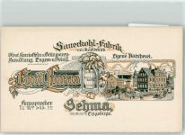 09465 O9317 Sehma KEINE AK Sauerkohl-Fabrik Emil Lucas Geschäftskorrespondenz