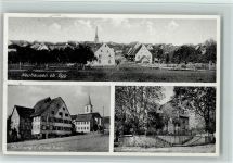 78579 W7201 Neuhausen ob Eck 1942 - Handlung Ernst Seeh, Denkmal mit Pfarrhaus AK