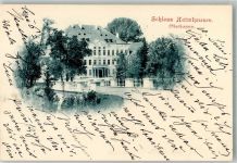 85778 W8048 Haimhausen , Oberbay 1901 Foto AK Adelskorrespondenz Schloss