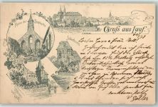 91207 W8560 Lauf a d Pegnitz 1898 - Ruine der Spitalkirche Judenturm schloss