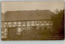 37586 W3354 Lüthorst Foto AK Fachwerkhaus Ort handschriftlich
