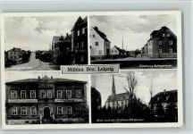 09241 O9117 Mühlau b Chemnitz, Sachs 1941 - Rathaus, Penigerstraße, Siedlung, gute Erhaltung AK