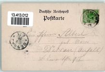 18546 O2331 Stubbenkammer Lithographie Vorläufer Druck 1891