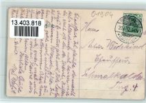 01904 O8505 Oberneukirch 1912 - Jugendstil-Ornamente - Fabrik Holtsch, an der Hauptstrasse, Schule AK