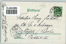 36433 O6200 Bad Salzungen 1900 Lithographie Gruss aus - Gradirwerk, Störche, Kinderheilstätte , gute Erhaltung AK