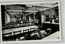 63065 W6050 Offenbach am Main Foto AK Gasthaus Schützehof Speisesaal Tresen