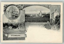 Chrudim Schumberg 1911 Gebrauchsspuren Burg Rychmburk
