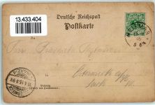 45525 W4320 Blankenstein , Ruhr 1895 Gebrauchsspuren Vorläufer Druck 1890 - 1895 Hotel Gruss aus Lithographie AK