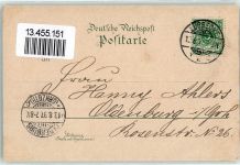 32312 W4990 Lübbecke , Westf 1897 Lithographie Kriegerdenkmal Wartturm Hotel Deutsches Haus Marktplatz Rathaus