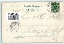 34414 W3530 Warburg , Westf 1899 Lithographie Burg-Kapelle Kaiserl. Post Schulgebäude