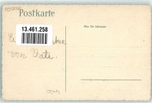 48653 W4420 Coesfeld 1908 Künstlerkarte Studentika Abiturientia Paniert Wappen sign. Emil Ladke