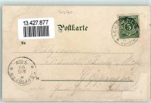 75305 W7540 Neuenbürg , Württ 1899 Lithographie Marktplatz Schlossthor