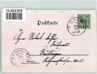 75365 W7260 Calw 1898 Lithographie Bahnhof Rathaus Marktplatz