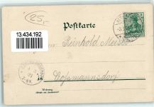 01773 O8242 Altenberg , Erzgeb 1903 Gebrauchsspuren Hotel Zur Post Edelweiss Postkutsche Lithographie