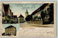 75438 W7134 Knittlingen 1905 - Rathaus Schulhaus