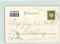 93333 W8425 Neustadt a.d.Donau 1898 Lithographie Schule Rathaus Bahnhofstraße Altersheim Römerbad Gögging
