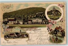 88400 W7950 Jordanbad 1899 Lithographie Ummendorf Kreuzberg
