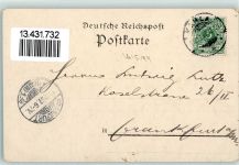 07768 O6906 Kahla , Thür 1897 Lithographie Leuchtenburg Fröhl. Wiederkunft Schloss Hummelshain
