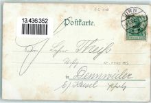 55606 W6570 Dhaun 1902 Lithographie Weinmanns Gasthaus Schloss