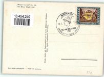 Männer der Zeit Nr 124 Sonderstempel Tag der Briefmarke 1943 München Hitler