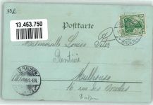 77704 W7602 Oberkirch , Baden 1903 Lithographie / Mondschein Tracht Schauenburg