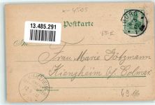 49186 W4505 Bad Iburg 1902 Lithographie Schloss Kloster Hotel Gersemann Schlossplatz