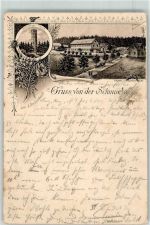 98559 O6054 Schmücke 1893 Gebrauchsspuren Vorläufer Litho