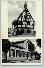 67459 W6737 Böhl-Iggelheim - Heimatmuseum Fachwerk Gasthaus Weidmann Bus
