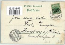38364 W3338 Schöningen 1903 Lithographie Gasthaus Elmhaus