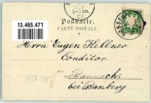 97437 W8728 Haßfurt 1903 - Rathaus Ritterkapelle Hauptaltar