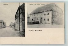 96484 W8638 Wiesenfeld b Coburg - Dorfstraße Gasthaus Emilie Heinlein